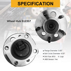 Set of 4 Drilled Slotted Brake Rotors & Ceramic Pads for Chevy Impala