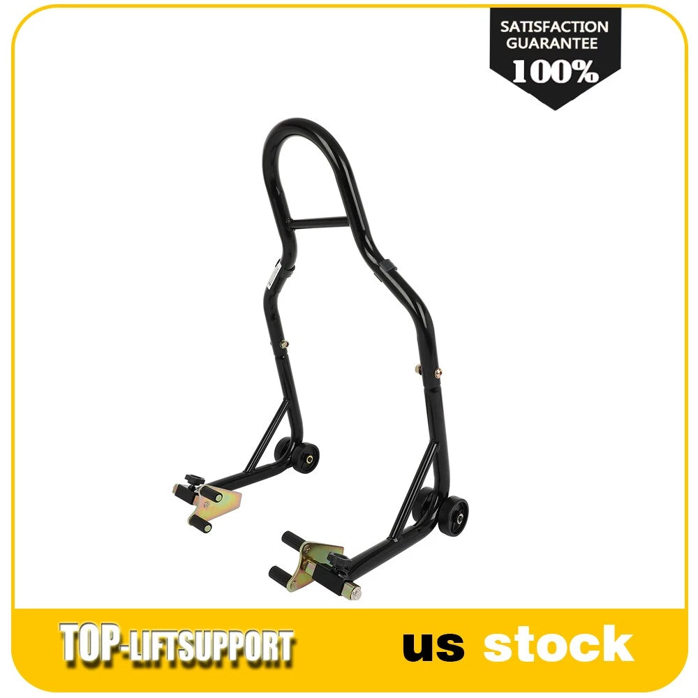 Front Stand for Motorcycle Bike - Paddock Swingarm Lift, Black