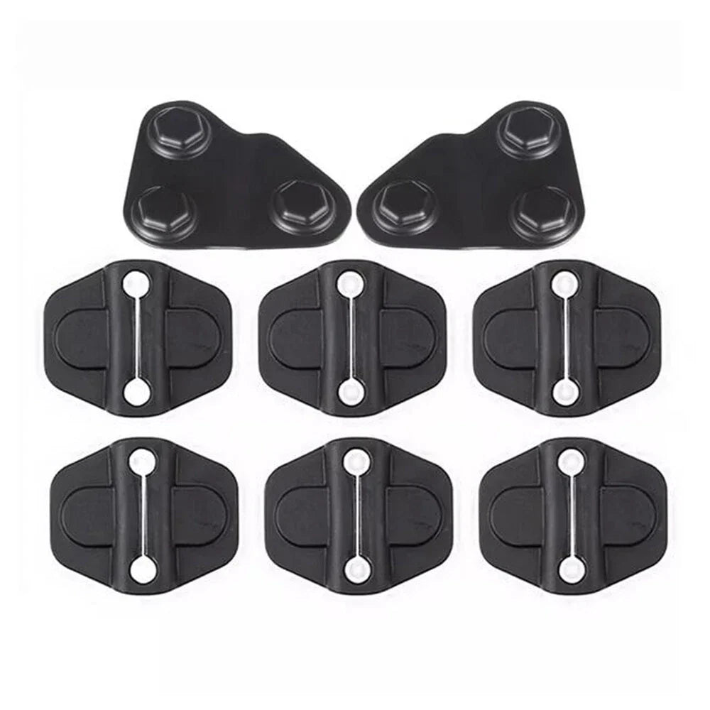 8x Door Lock Cover & Screw Protector Trim for Jeep Wrangler (2018-2024)