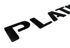 Gloss Black Tailgate Inserts Letters Replacement for 2021-2023 Ford F-150 Platinum