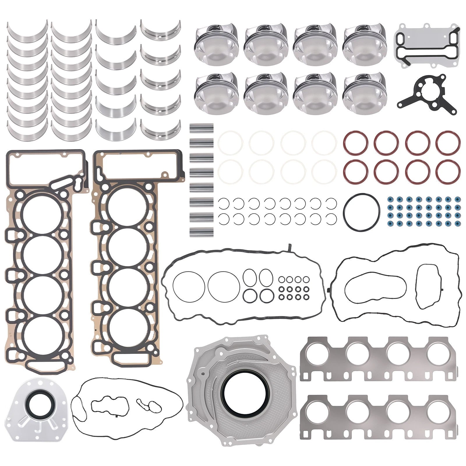 M176 M177 4.0T Engine Rebuild Kit for Mercedes G63 G500 G550 GLC63 (2012–2023)