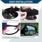 Heated Left Side Mirror Glass for Lexus LX GX (2010-2020)