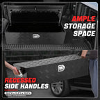 Recessed Side Handle Aluminum Tool Box for Universal Use (99cm x 34cm x 25.5cm)