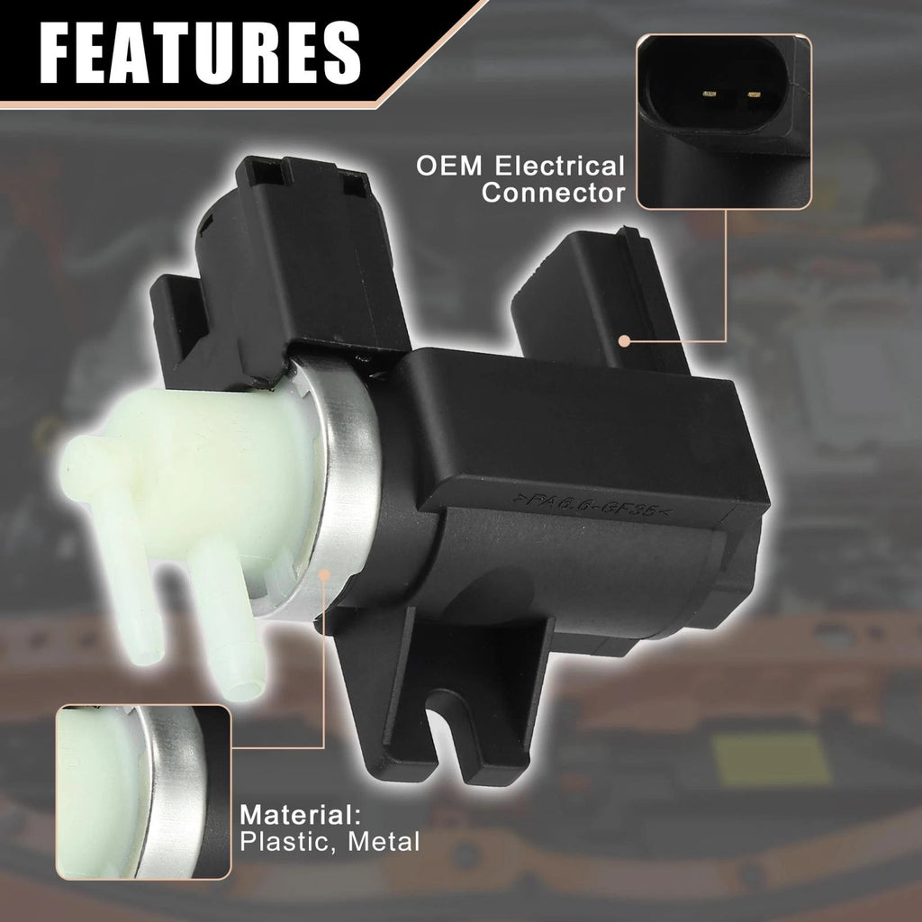 Turbo Pressure Solenoid 8K0906627 for Audi A4 B8 2.0 TDI (2008–2010)