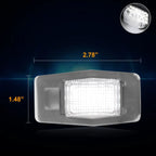 Nuvision White LED License Plate Lights for Mazda Protege5/Tribute/MPV/Escape (1999–2007)