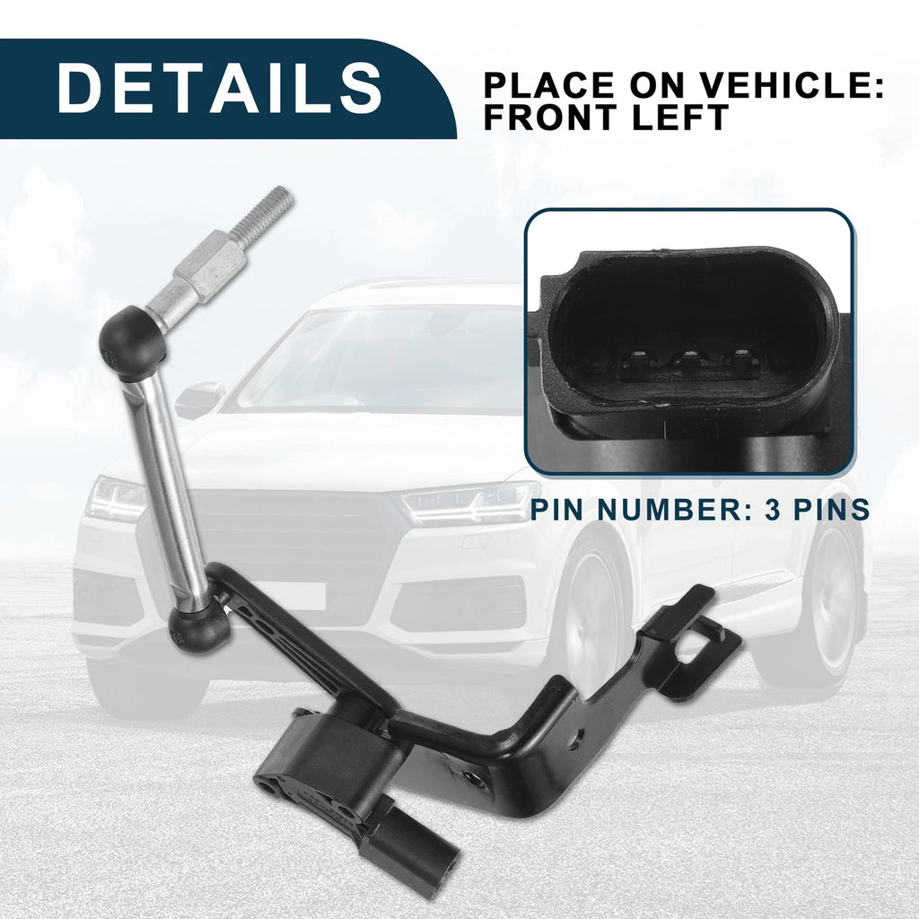 Air Suspension Ride Height Level Sensor for Audi E-tron Quattro (2019–2023) No. 4M0941285D
