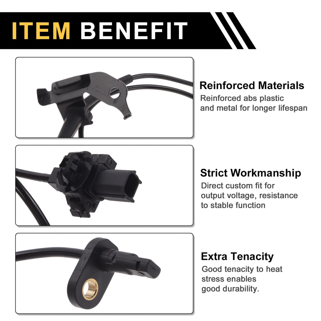 ABS Wheel Speed Sensor No. 57450T4NH03 for Honda Jade (2015–2020)