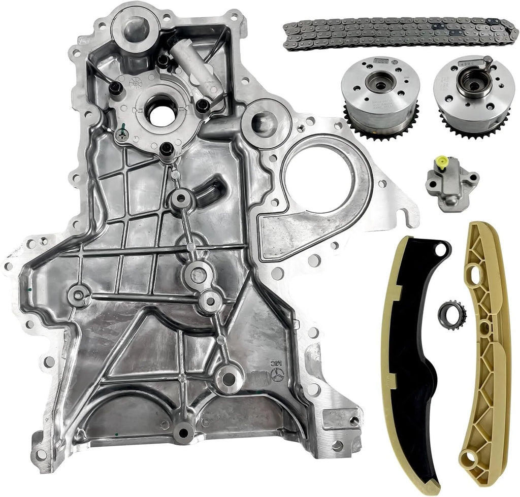 Timing Chain Kit + VVT Gear + Oil Pump Cover for Hyundai Veloster Elantra (2012–2021)