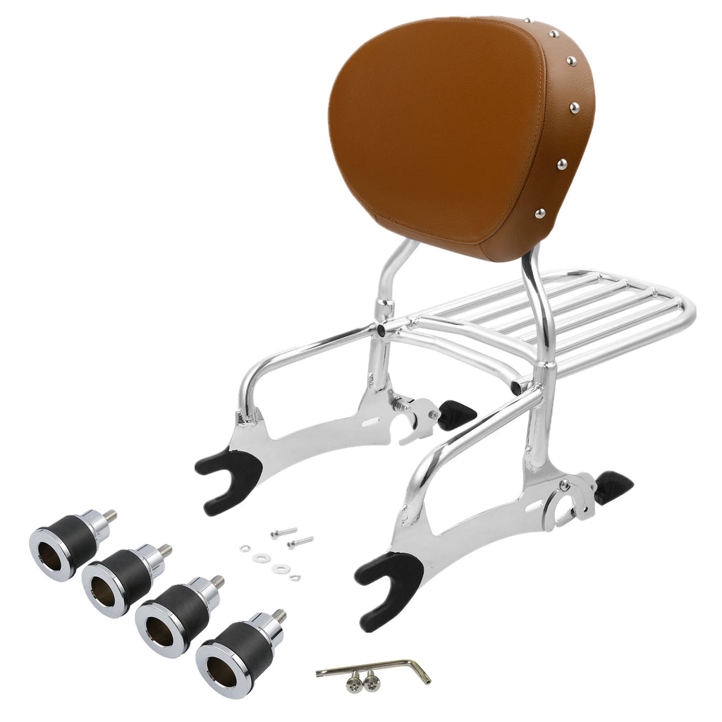 Sissy Bar Luggage Rack & Spools Kit for Indian Challenger (2021–2025)