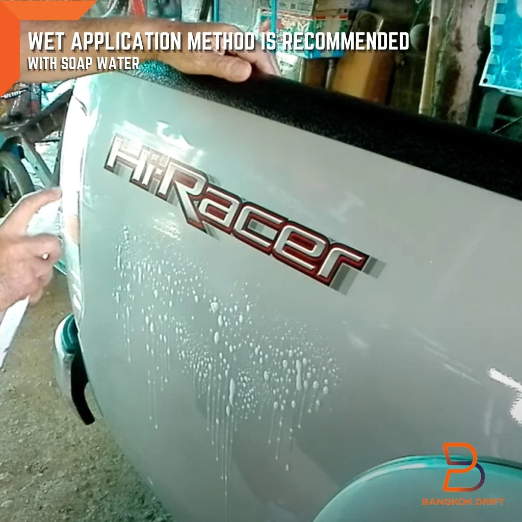 Silver 4x4 Side Rear Decal Sticker for Ford Ranger (1998-2015)