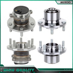 Set of 4 Wheel Hub and Bearing for Mazda 3 (2004–2005)
