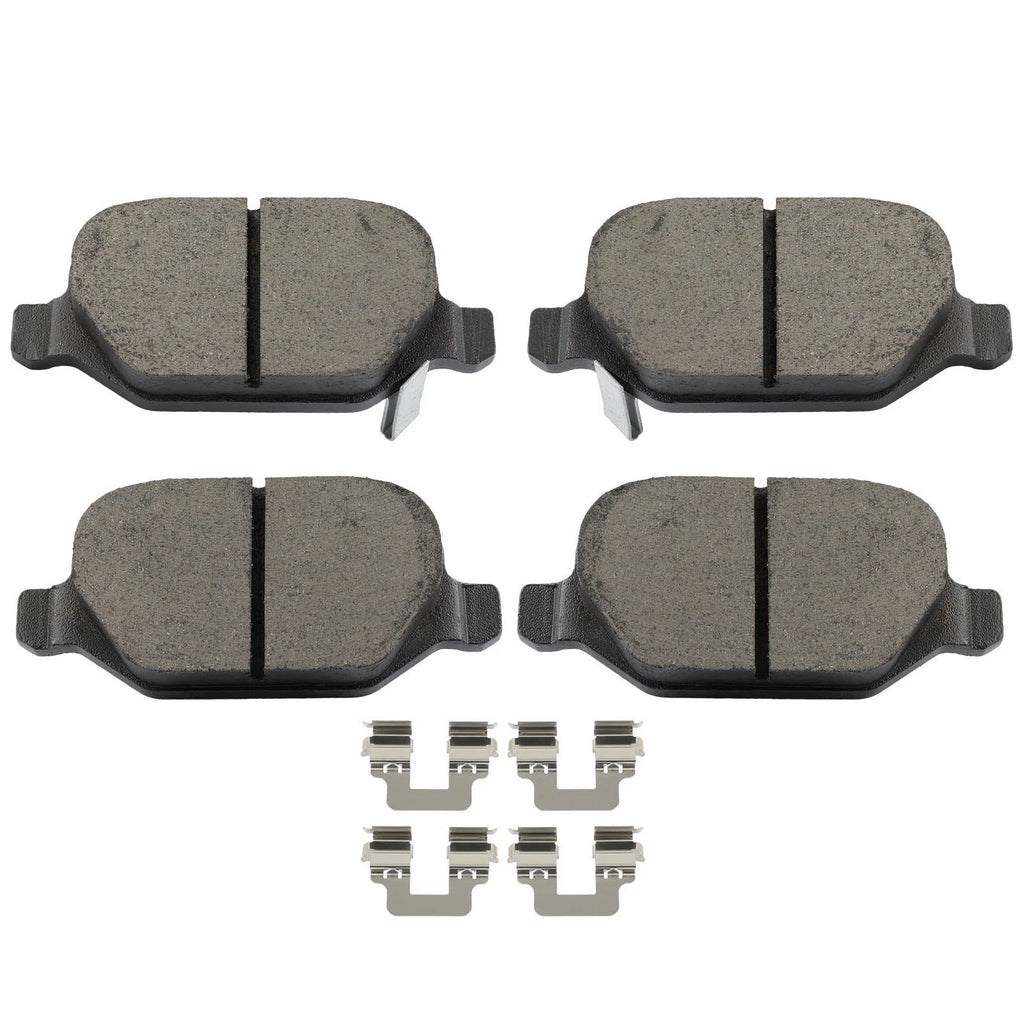 Rear Brake Pads Kit for Fiat 500 (2012–2019) Abarth Lounge Cabrio