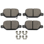 Rear Brake Pads Kit for Fiat 500 (2012–2019) Abarth Lounge Cabrio