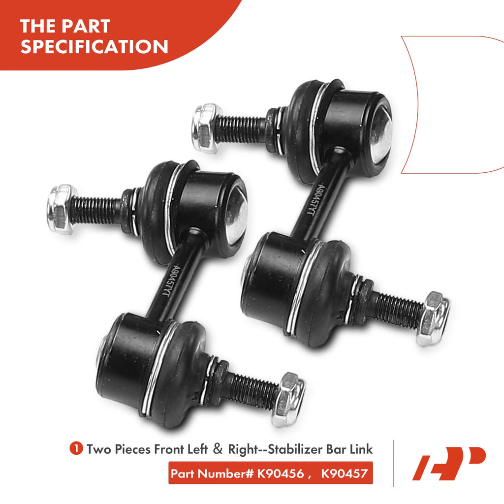 10x Front Control Arm with Ball Joint & Sway Bar for Honda Accord (2003–2007)