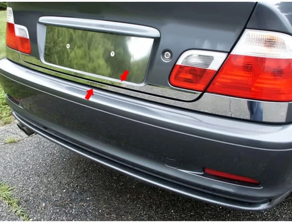 Trunk Lid Accent Stainless Steel Kit for BMW 325i (2001–2005)
