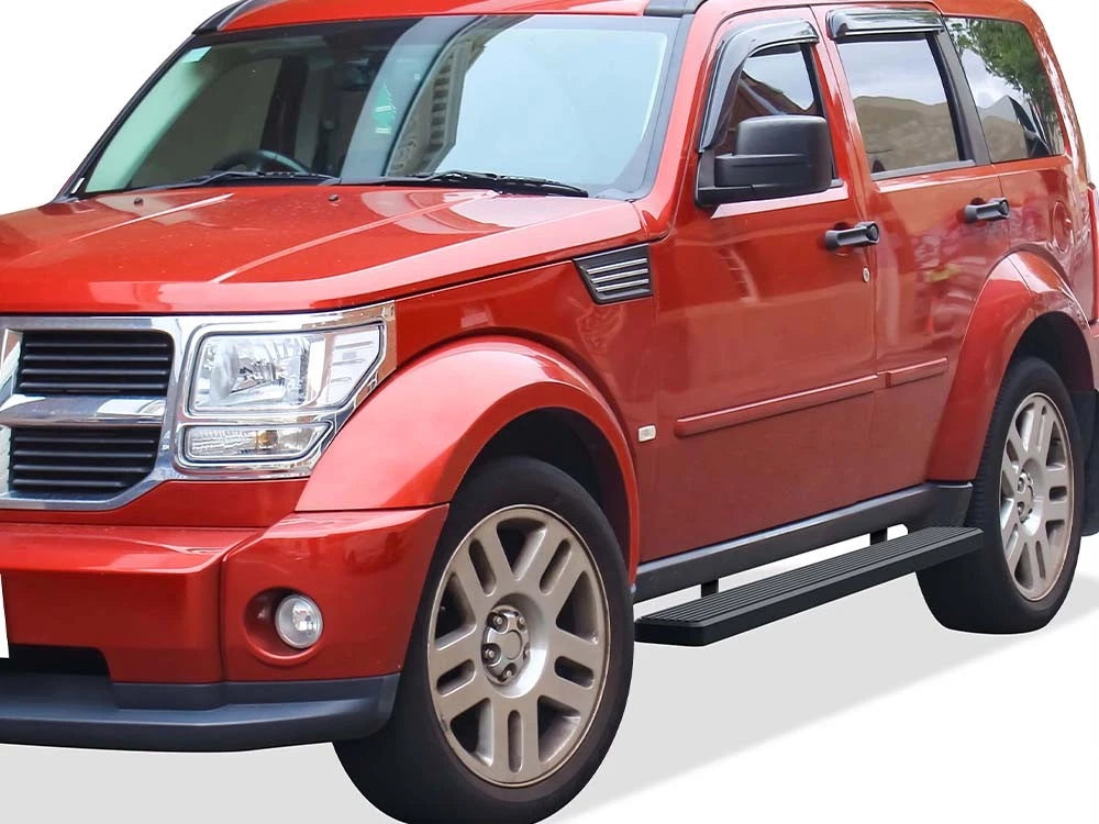iBoard Running Boards for Dodge Nitro (2007-2012) - 6 Inch Matte Black