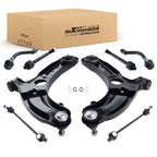 8PC Front Lower Control Arm Tie Rod End Kit for Hyundai Veloster (2011–2017)