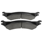 Set of 4 Rear Ceramic Brake Pads for Ford E-250 E-350