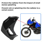 Left Radiator Shroud for Kawasaki KLR650 (2008–2018) Painted Black