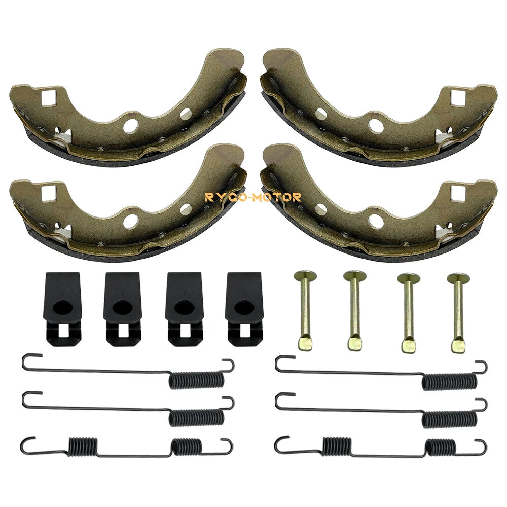 Rear Brake Shoes & Springs Pins for Kawasaki Mule 1000 2020-2510