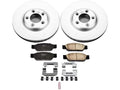 Front Brake Pad and Rotor Kit for Jaguar S Type (2000–2002) GP586KR