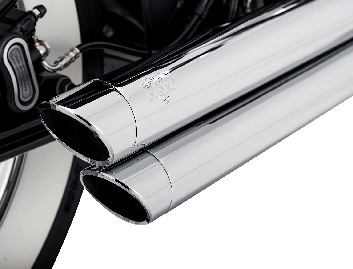 Vance & Hines Big Shots Chrome Exhaust for Harley Softail Touring (2018–2024)