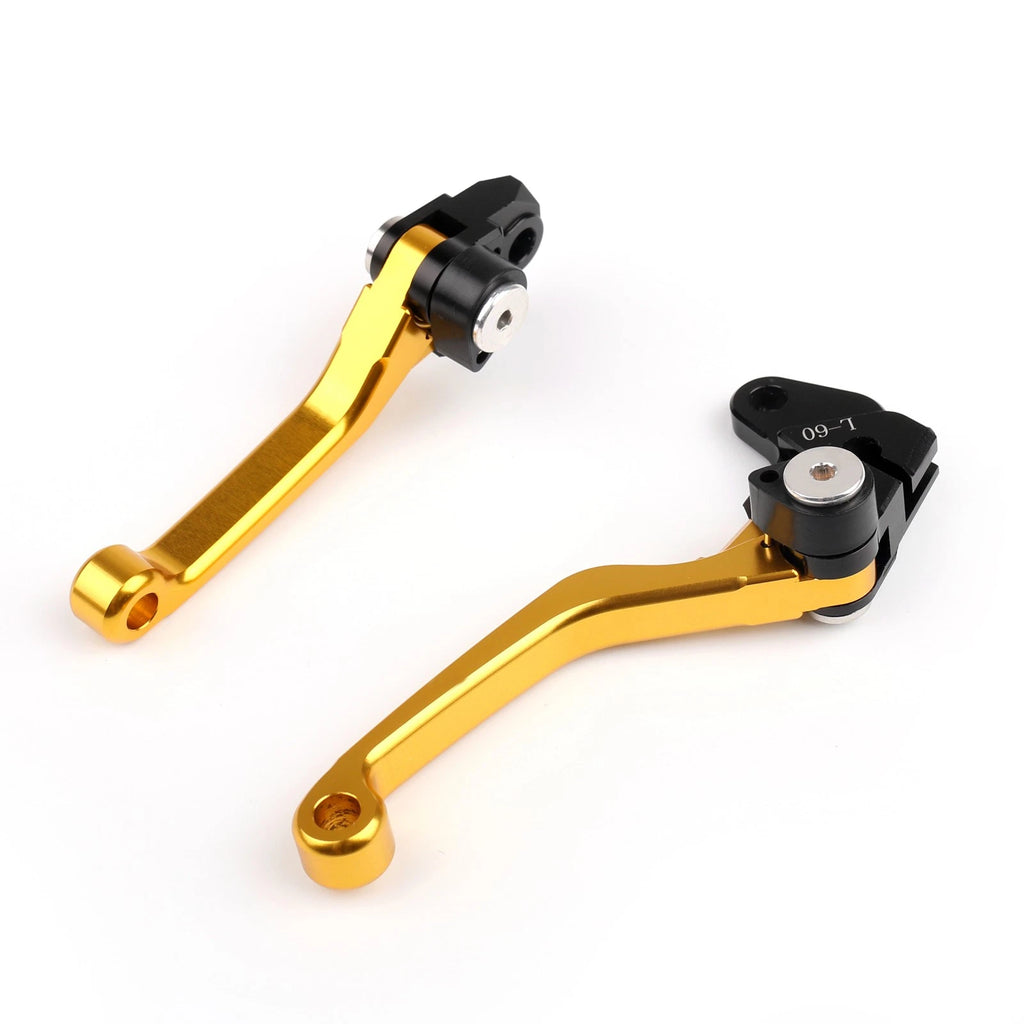 Set of 2 Dirt Pivot Clutch Brake Levers for Suzuki RM85 (2005–2013), RM125/250 (2008)