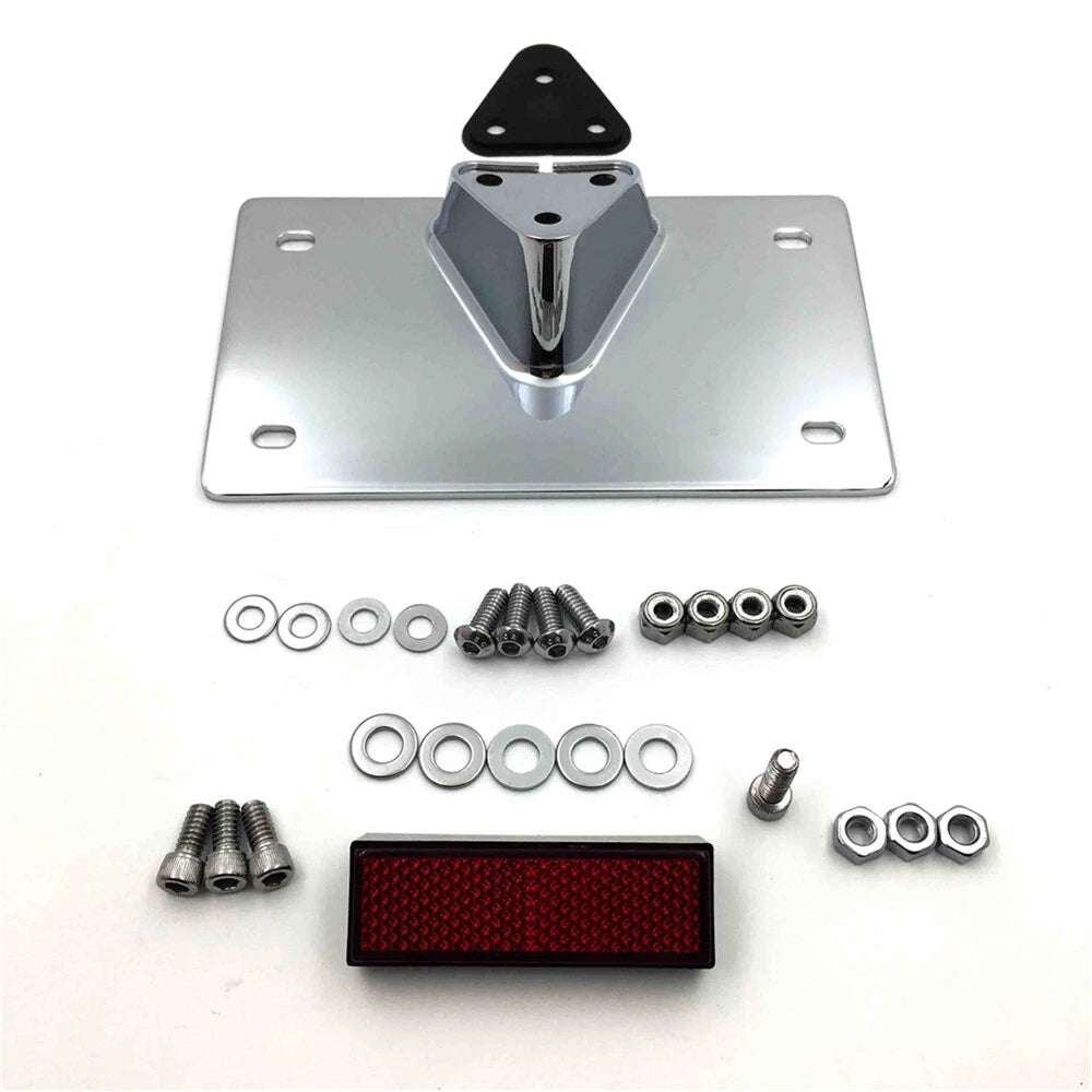 License Plate Mounting Kit for Harley Softail Deluxe FLSTN/SuperLow XL883L (2010–2023) Chrome