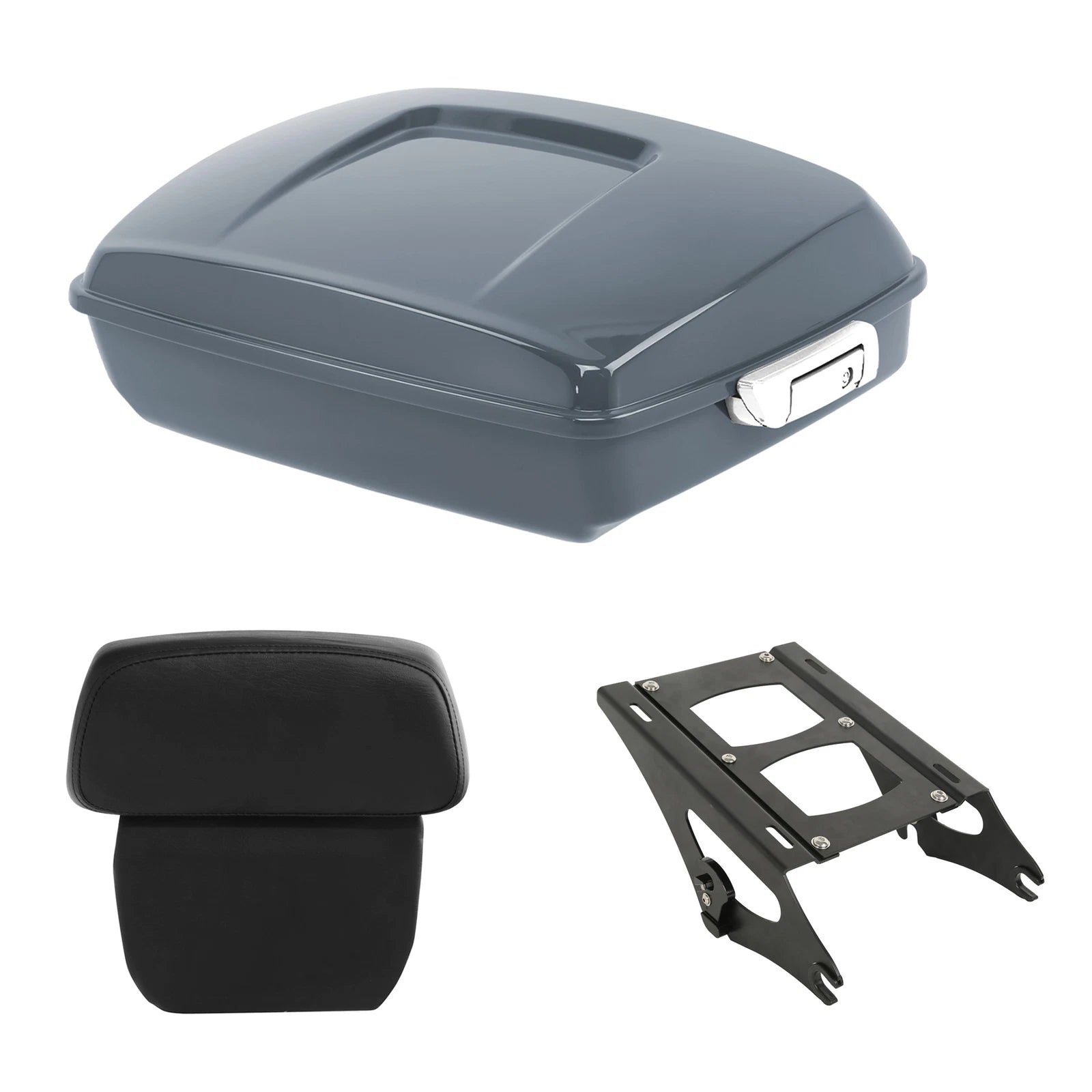 Chopped Trunk Backrest Mount Rack for Harley Street Glide (2014–2026)