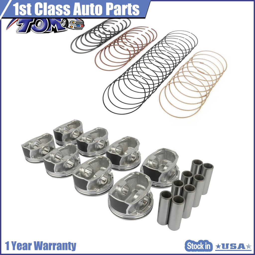 Pistons with Rings for Chrysler Aspen Dodge 1500 2500 Jeep Ram 5.7L (2009–2016)