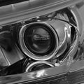 Pair of Smoked Housing Amber Corner Projector Headlights for Honda Accord (2013–2015)
