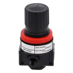 4 Port Air Pressure Regulator with Gauge for Universal Applications (1/4 NPT)