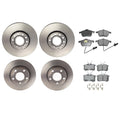 Akebono Euro Brake Kit Disc Rotors Pads for Audi A6 Quattro (1998–2011)