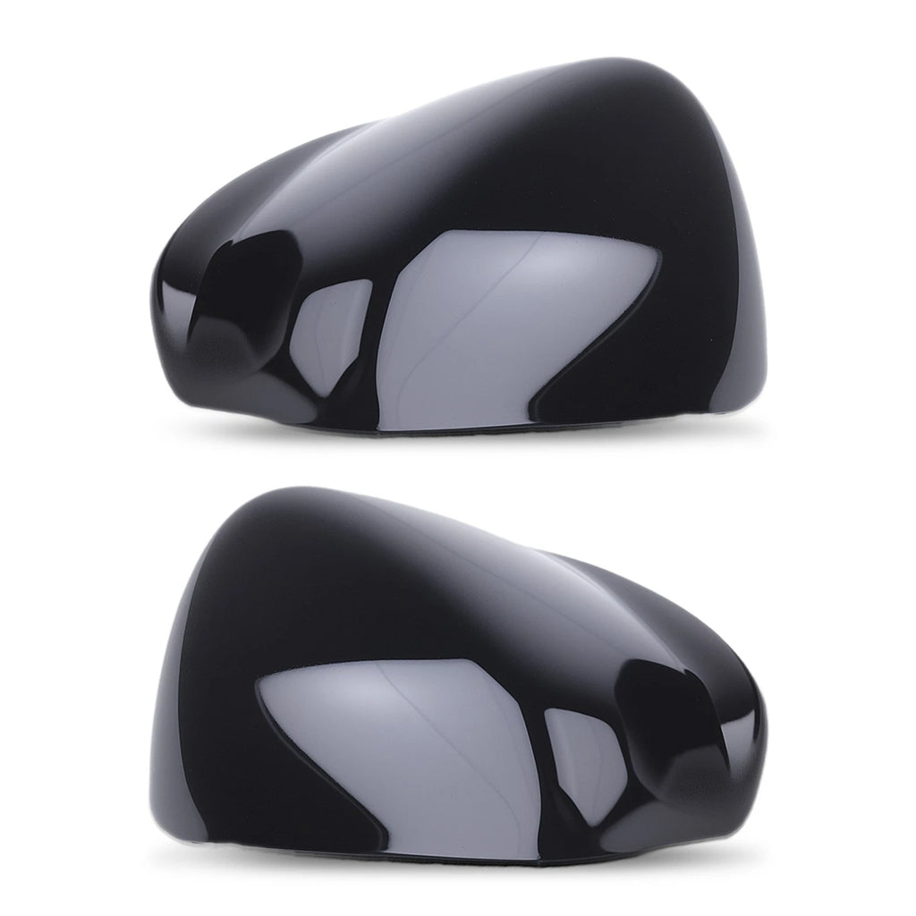 Set of 2 Side Mirror Cover Caps for Honda Accord (2008–2013) Black ABS