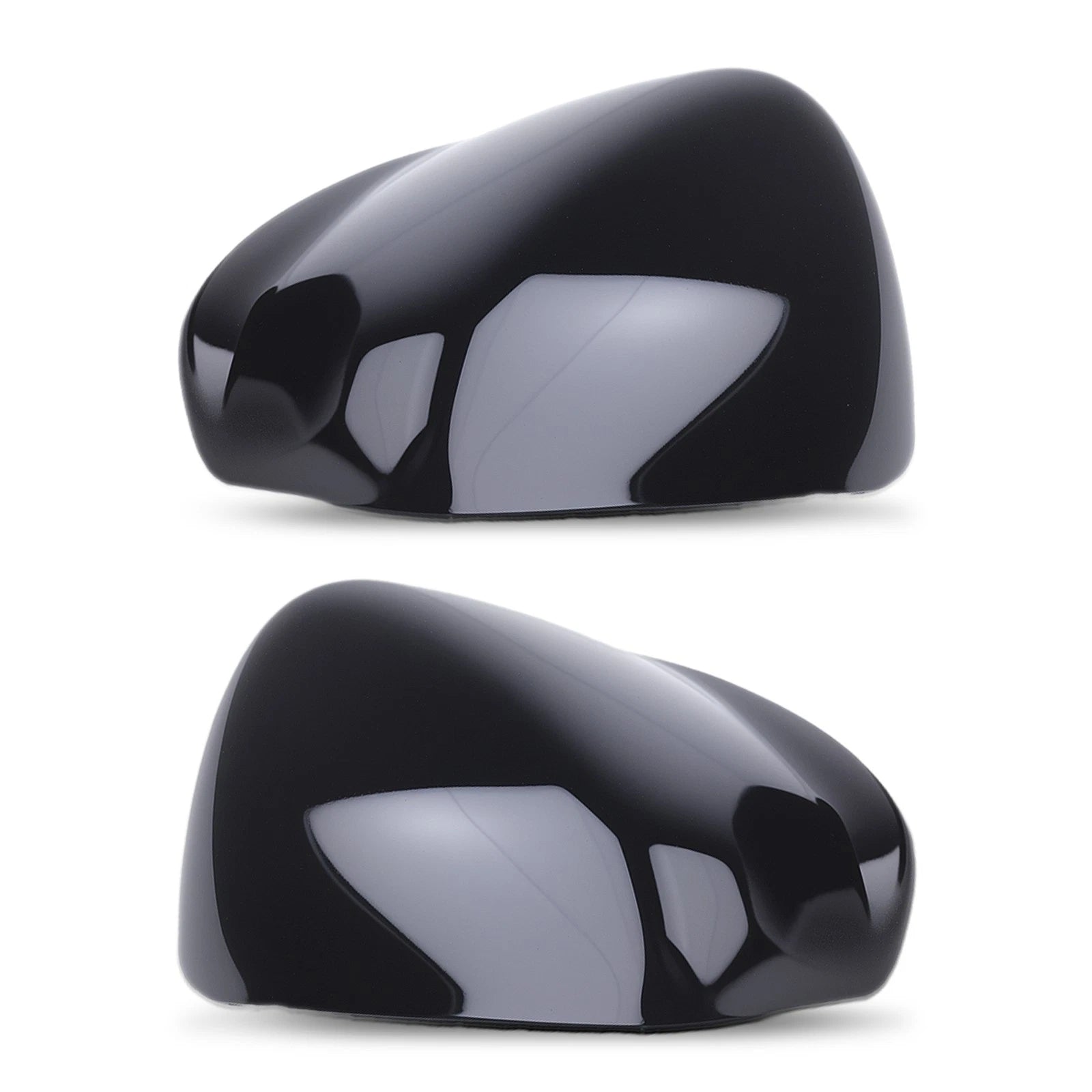 Set of 2 Side Mirror Cover Caps for Honda Accord (2008–2013) Black ABS