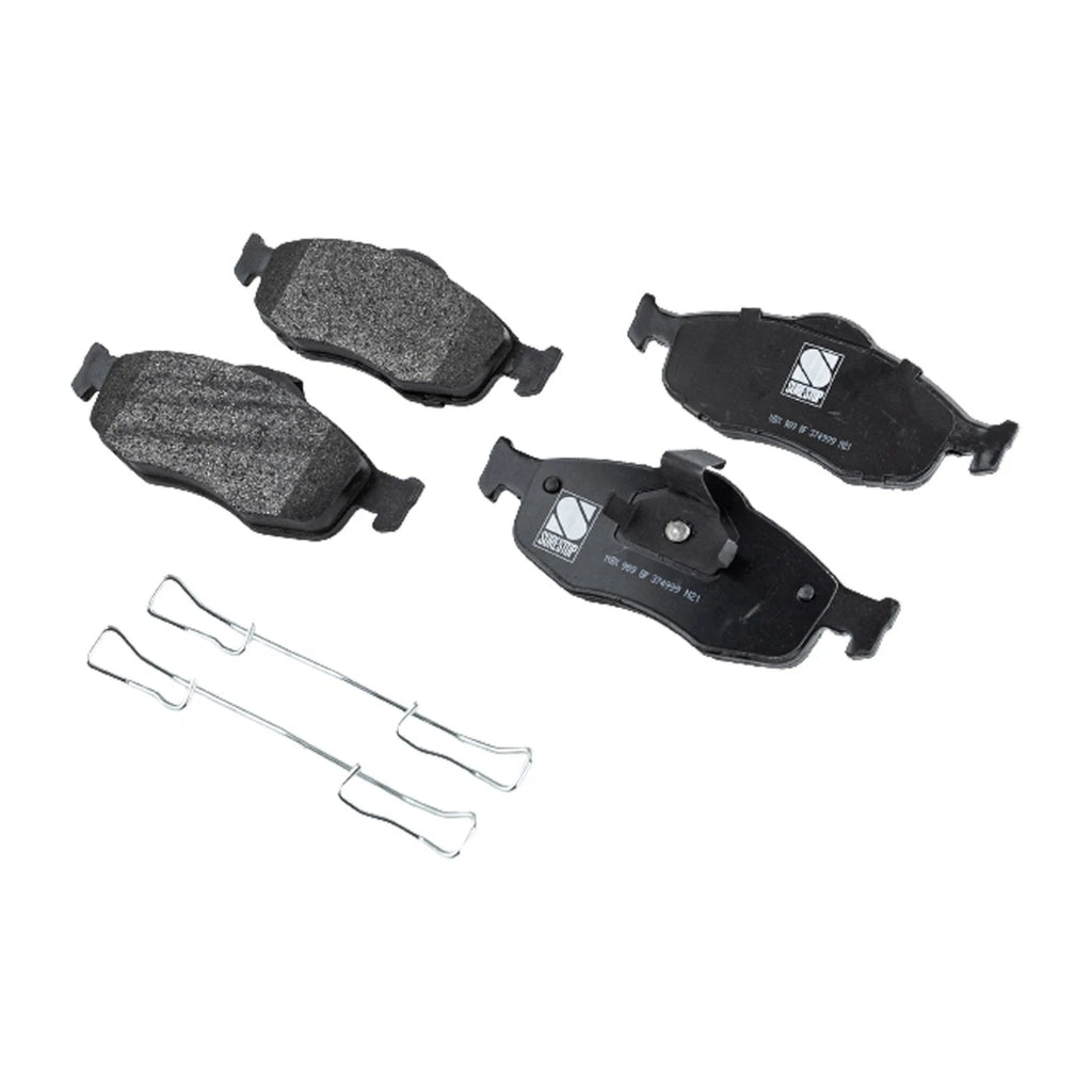 Set of 4 Semi-Metallic Brake Pads for Ford Contour (1995–2000)