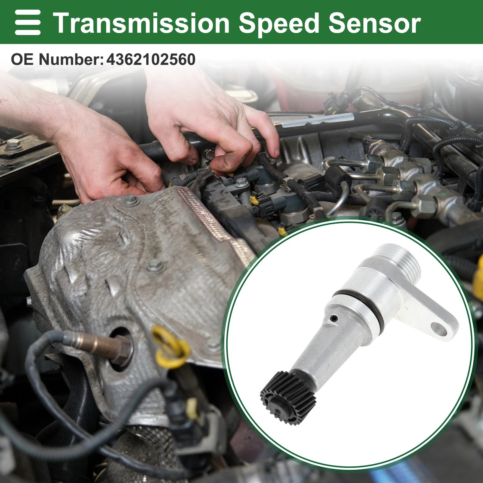 1 Pc Transmission Speed Sensor No. 4362102560 for Hyundai i20 (2009–2014)