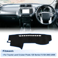 Dash Cover for Toyota Land Cruiser Prado 120 Series FJ120 (2003–2009) Flannel Set of 1
