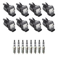Set of 8 Ignition Coils & NGK Iridium Spark Plugs for Silverado 1500 (2007–2013)