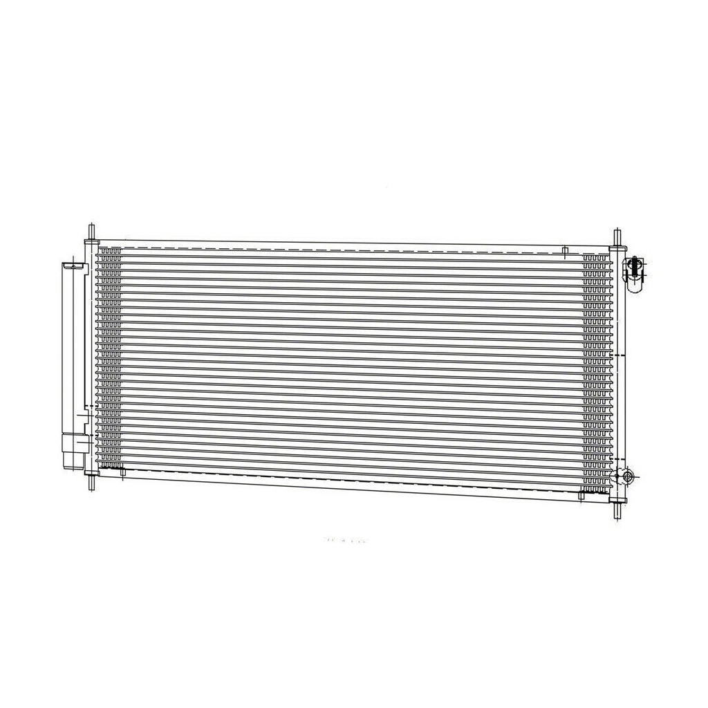 Replacement A/C Condenser for 2007–2008 Honda Fit