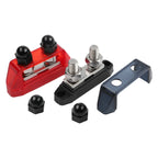 Set of 2 Dual Stud Bus Bar 48V DC Power Distribution Block for Solar Systems
