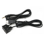 150cm USB Extension Cable Adapter for Car Dash Mount AUX Panel