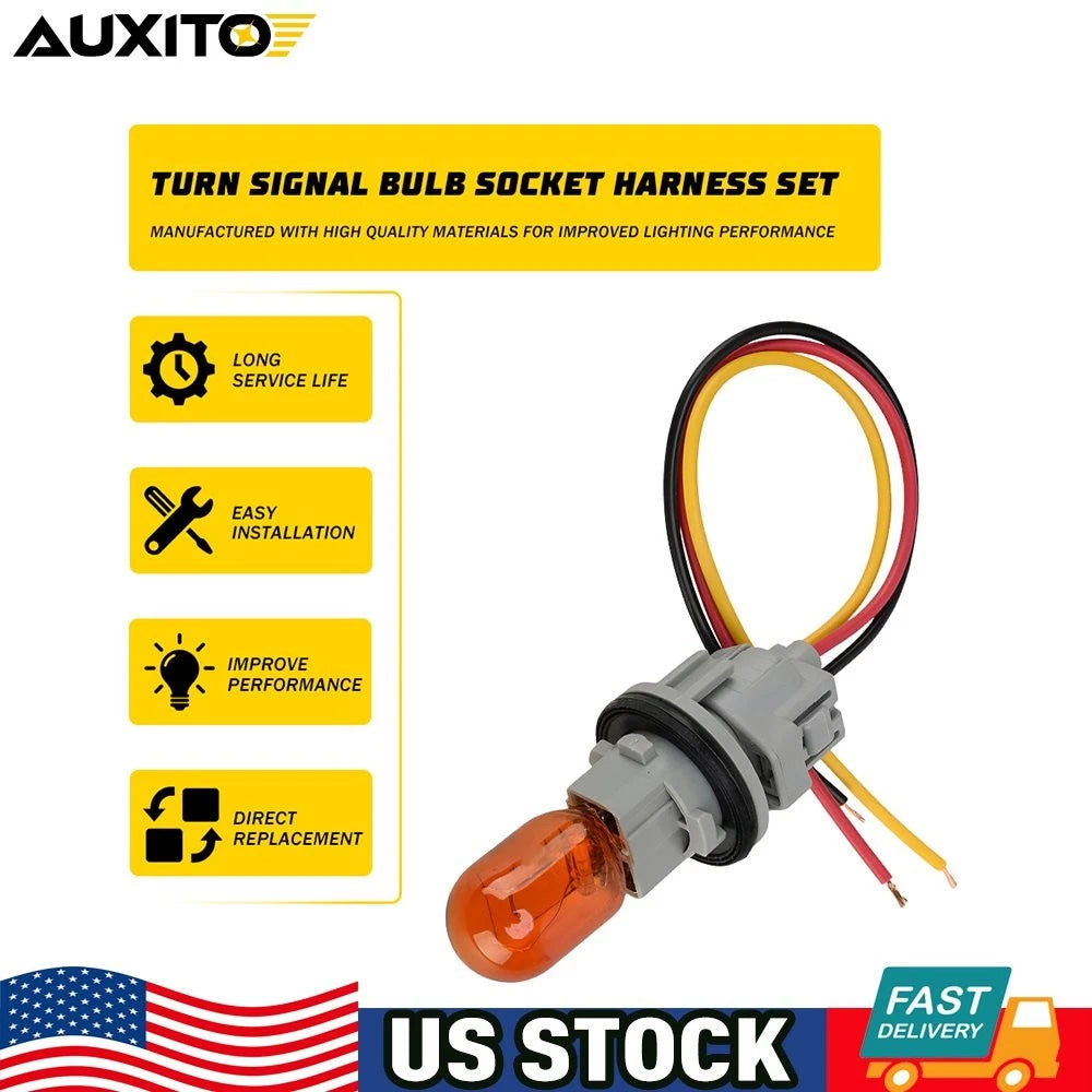 1X Headlight Turn Signal Bulb Socket Harness for Nissan Murano Armada Frontier (2003–2023)