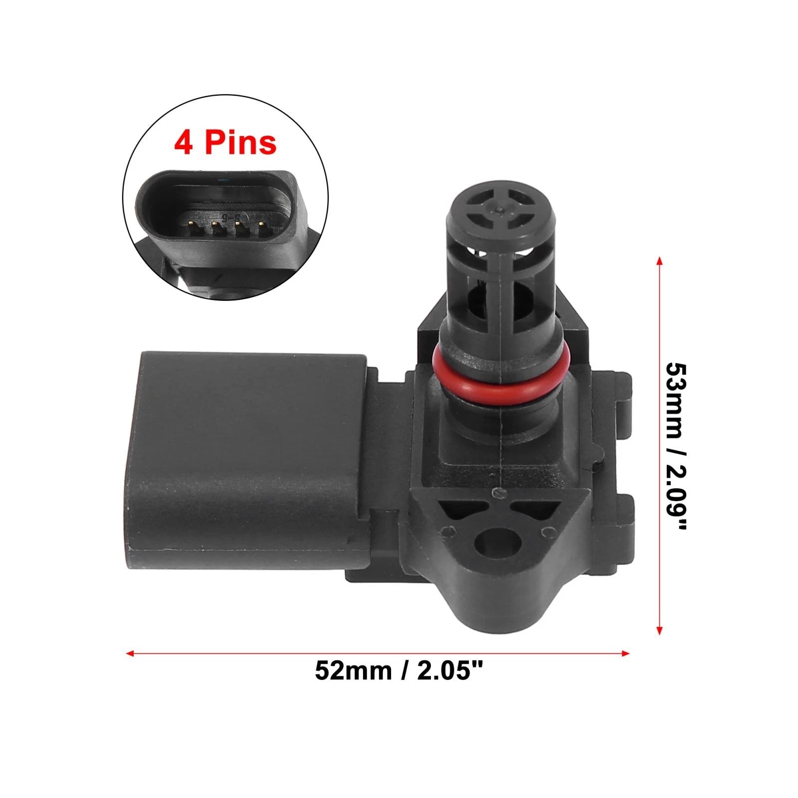 MAP Manifold Absolute Pressure Sensor for Audi Skoda VW (03D906051A)