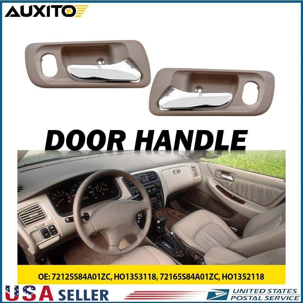 Interior Door Handle for Honda Accord Sedan (1998–2002) Front Left RH Beige