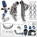 Exhaust Header Manifolds & Cold Air Intake Kit for Ford Expedition F-150 F-250