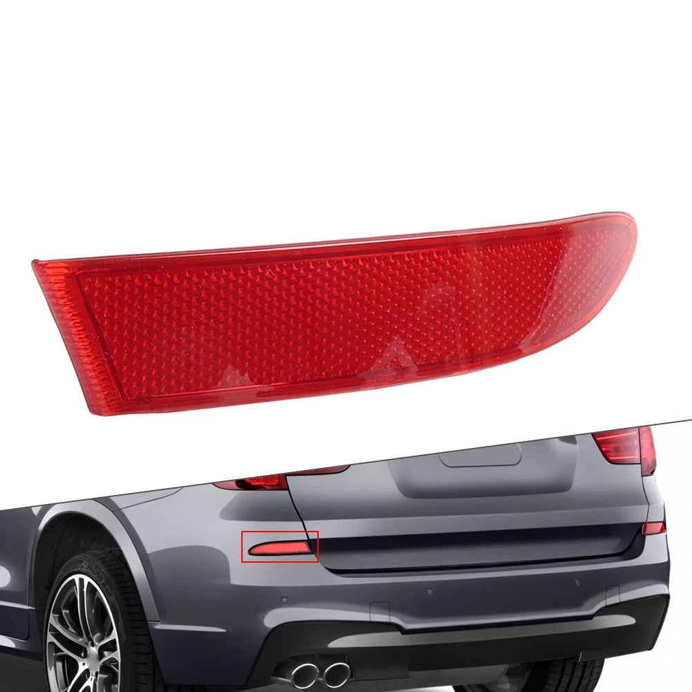 Rear Bumper Reflector for BMW X3 (2011–2017) 63147217315 Left Red Lens
