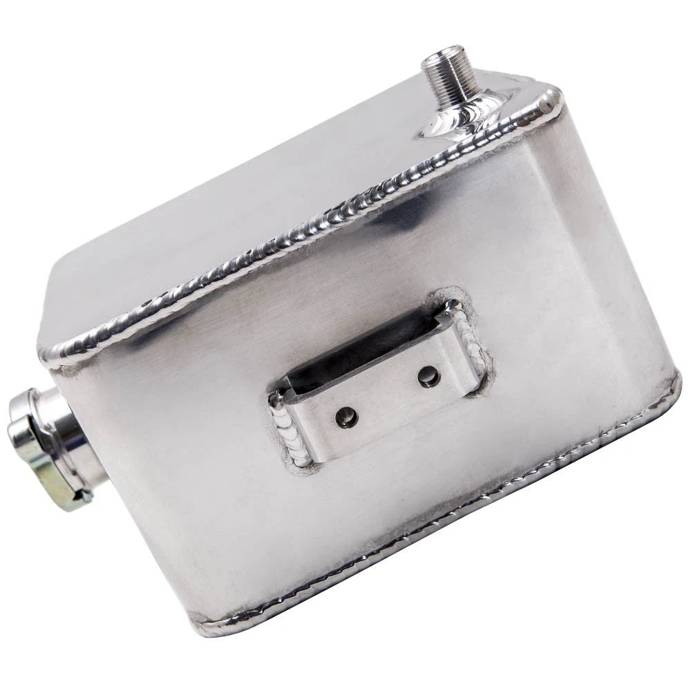 2.5L Aluminum Polished Water Coolant Tank for Universal Applications