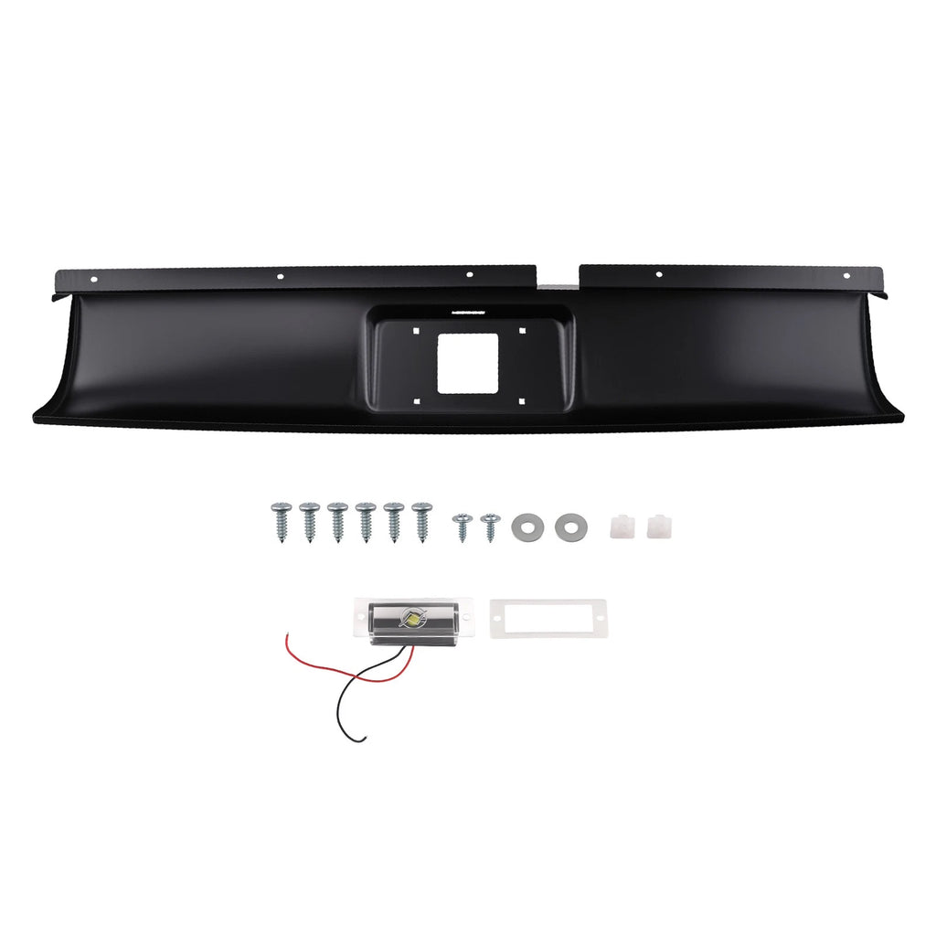 Black Rear Roll Pan for Chevrolet S10 (1994–2003) Steel Primed Screw-On