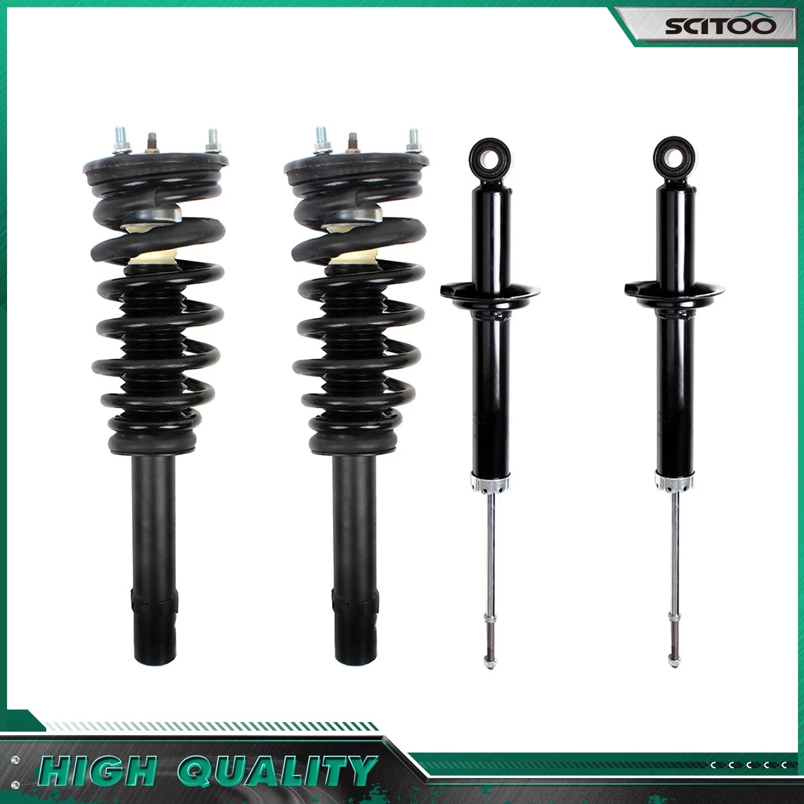 Set of 4 Front Struts & Rear Shocks for Kia Optima/Magentis